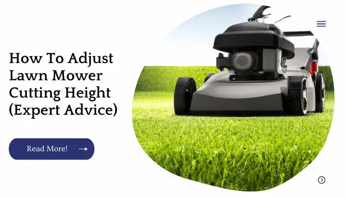 How To Adjust Lawn Mower Cutting Height (Expert Advice)
