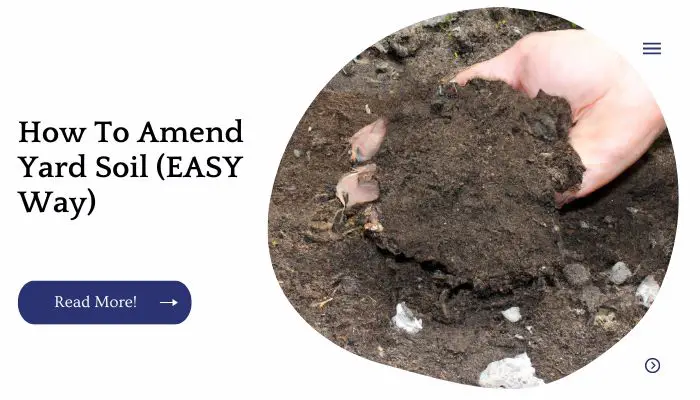 How To Amend Yard Soil (EASY Way)