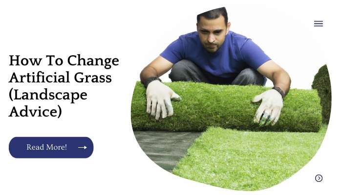 How To Change Artificial Grass (Landscape Advice)
