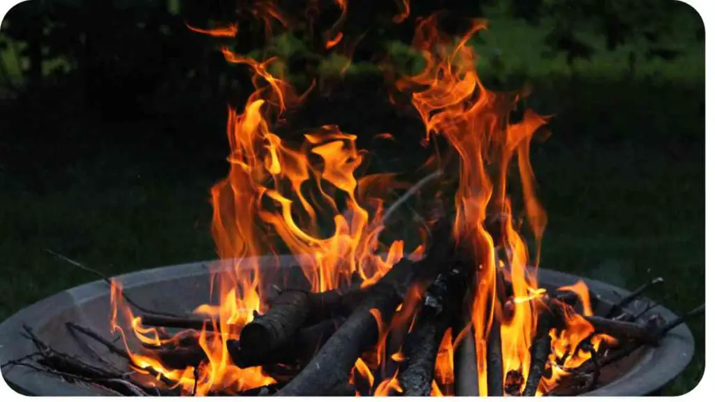 an image of a fire in a bowl